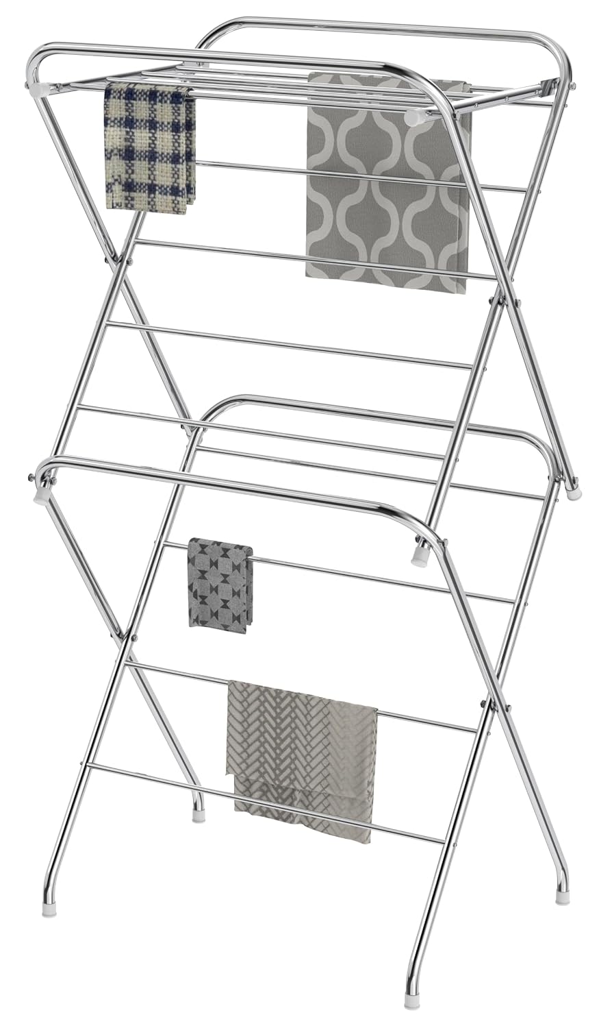 Synergy 3-tier stainless steel folding cloth dryer, medium