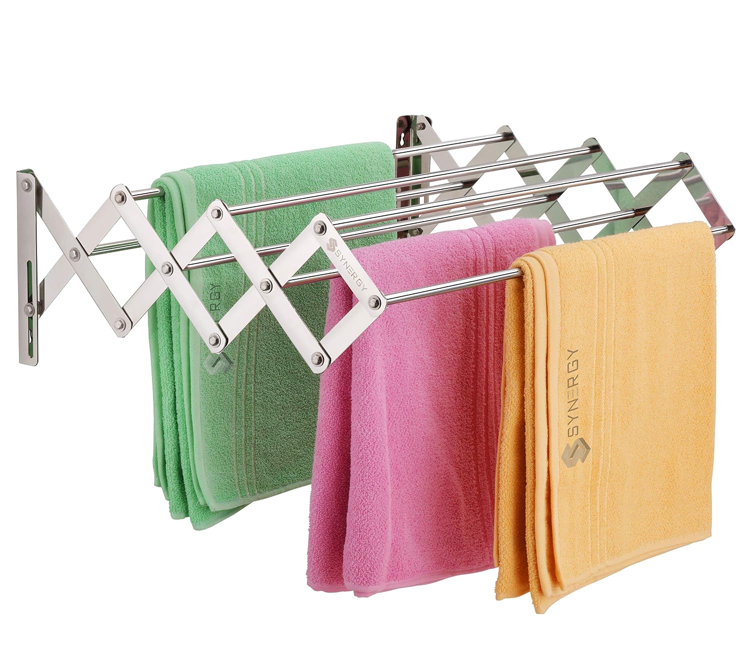 Synergy 7-rod wall mounted drying rack