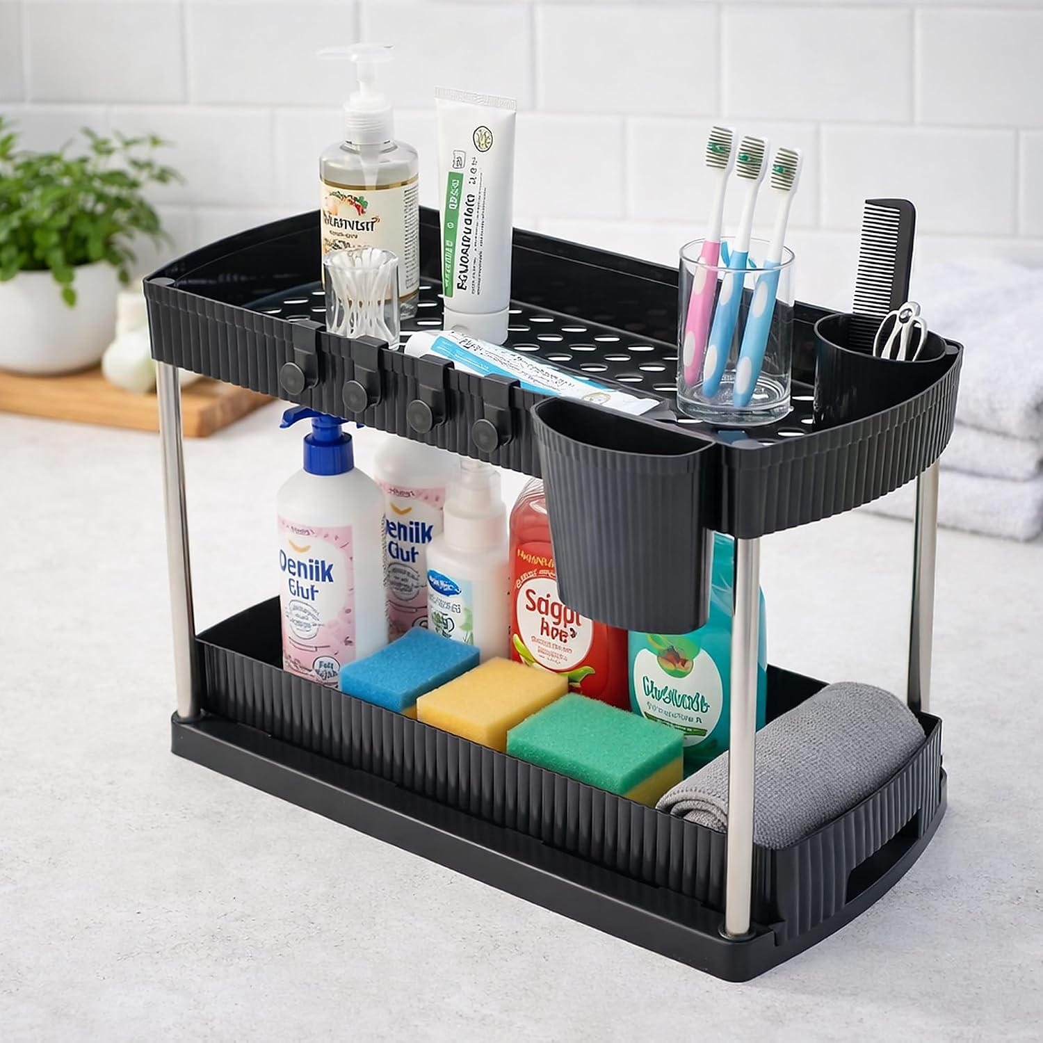 HomeWiz 2-tier under-sink organiser
